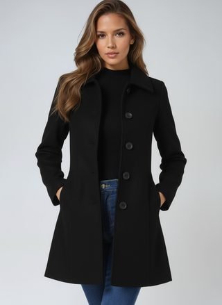 Egle | Trench de invierno de botonadura simple