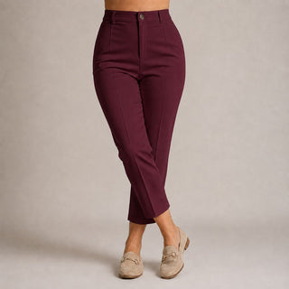 Louisa | Pantalón entallado de talle alto