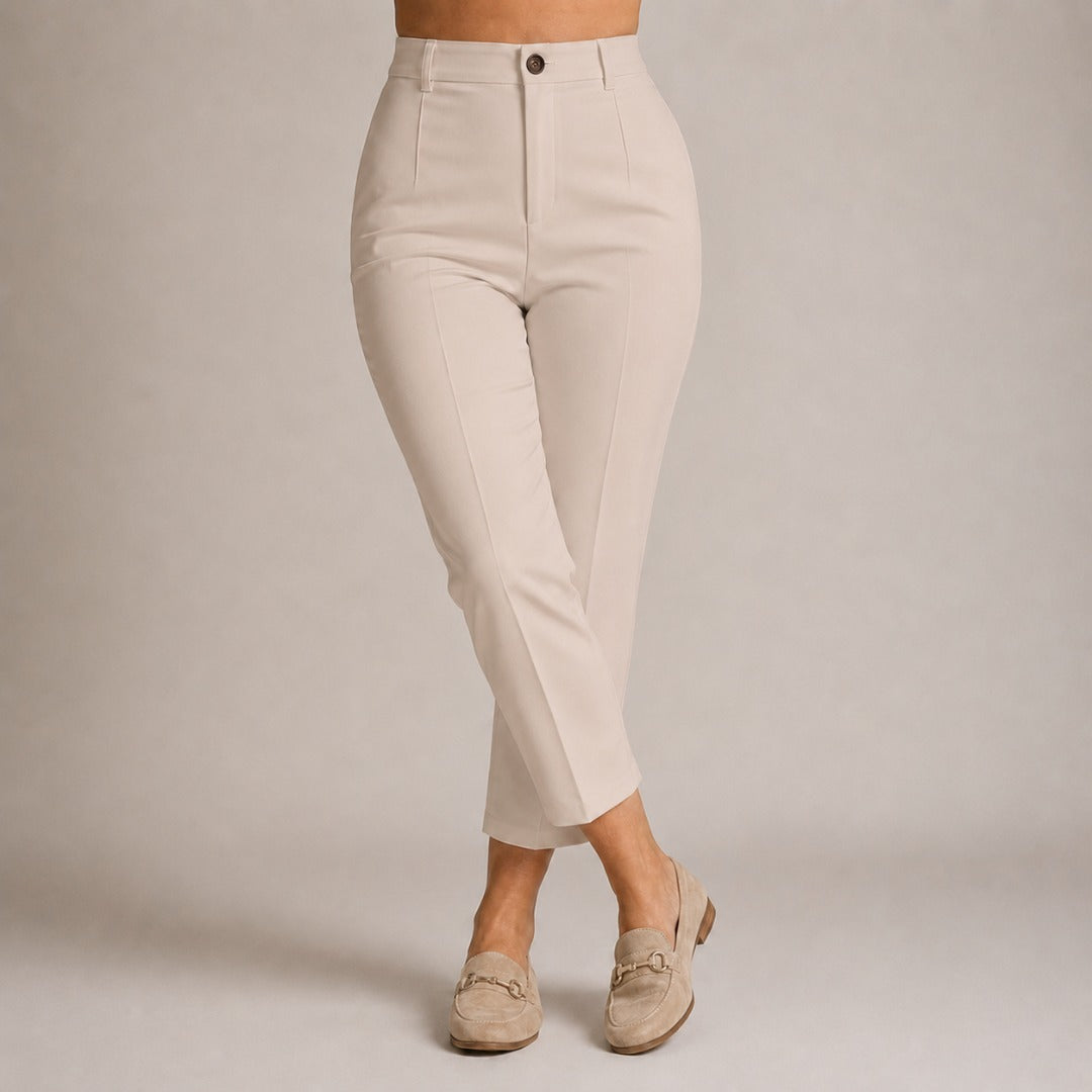 Louisa | Pantalón entallado de talle alto