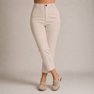 Louisa | Pantalón entallado de talle alto