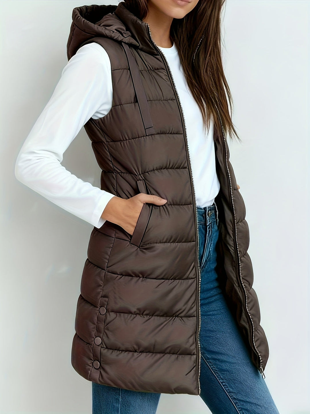 Célestine | Chaleco de invierno acolchado