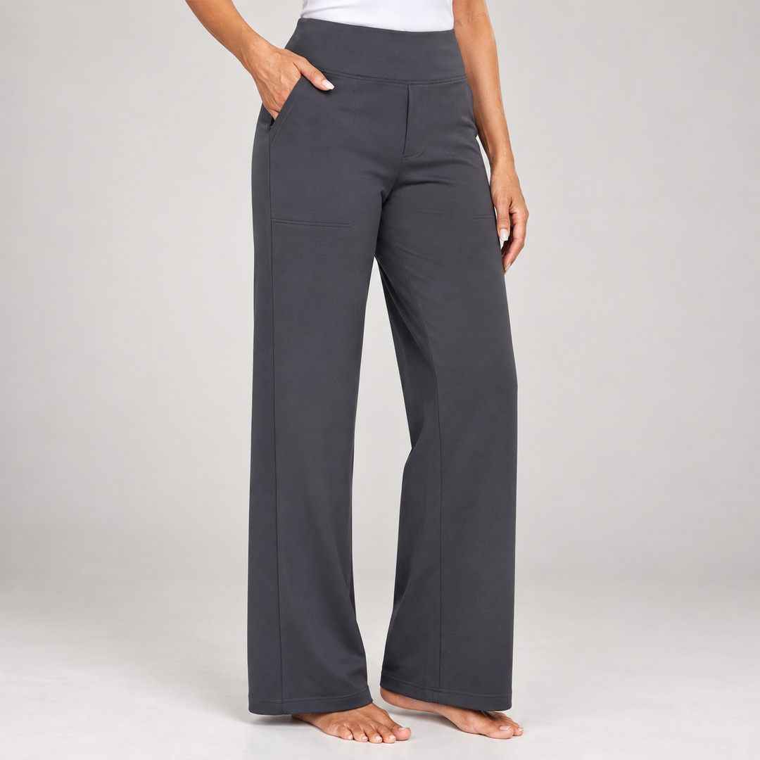 Sanne | Pantalón ancho con cintura elástica