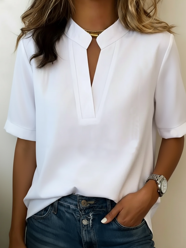 Anne | Blusa elegante con cuello en V