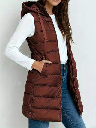 Célestine | Chaleco de invierno acolchado