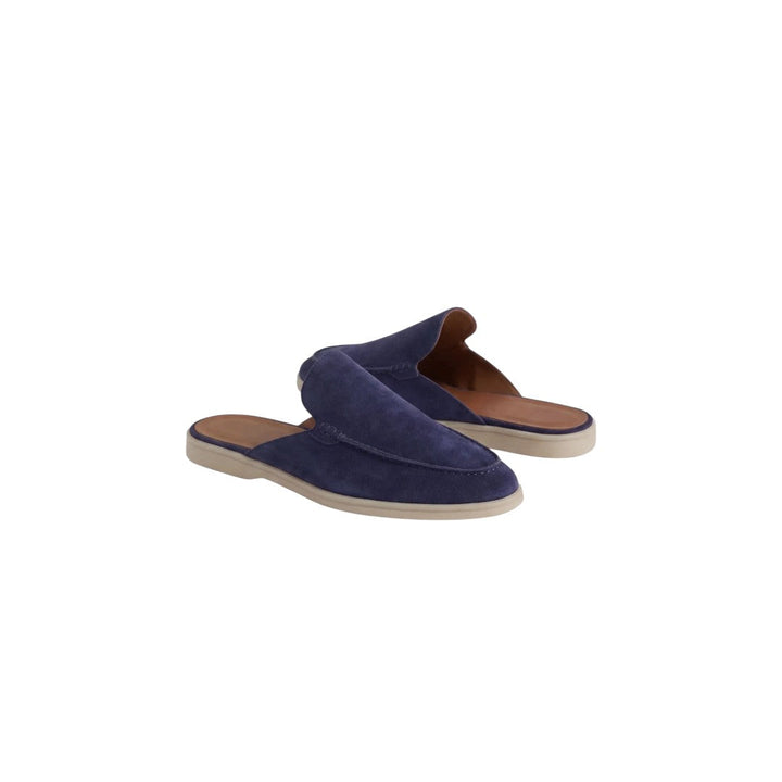 Mocasines náutico de gamuza azul marino
