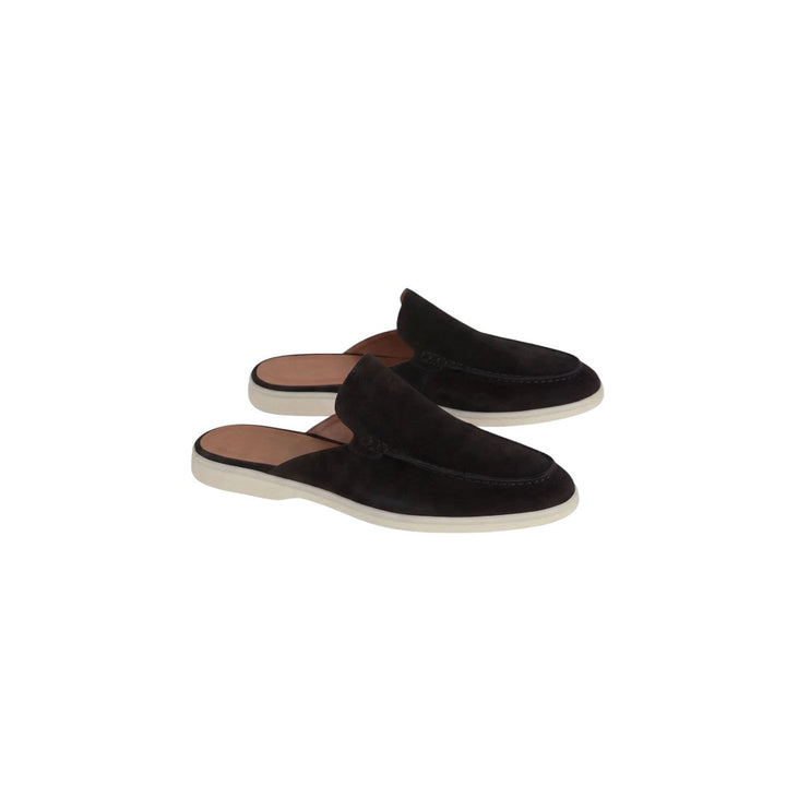 Mocasines de ante negro