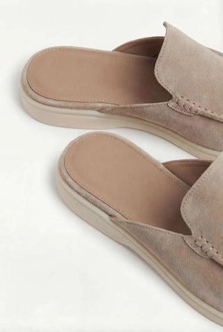 Mocasines de ante beige