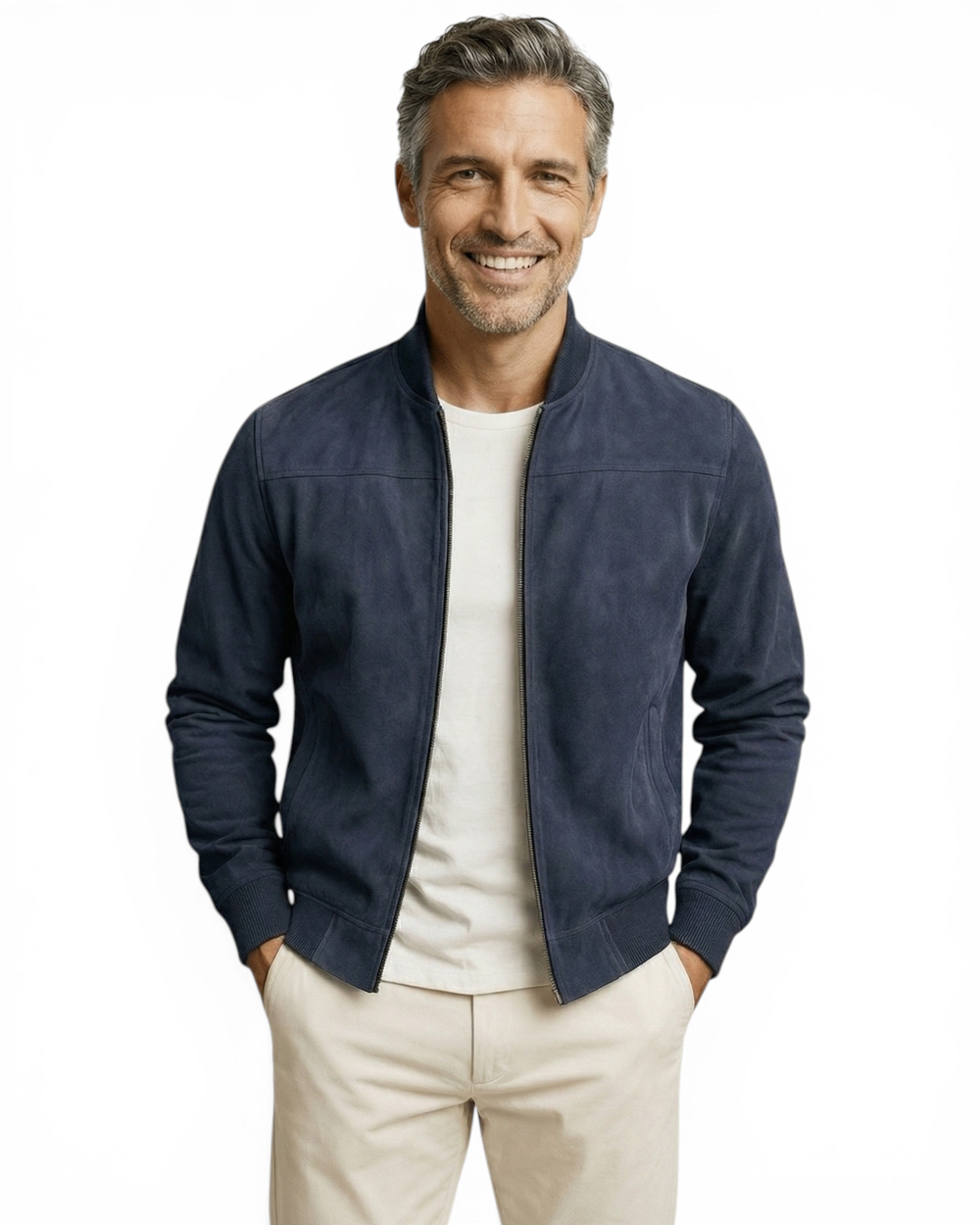 Valerio | Chaqueta de ante con botones