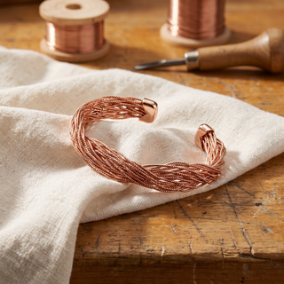 Pulsera de cobre torchon