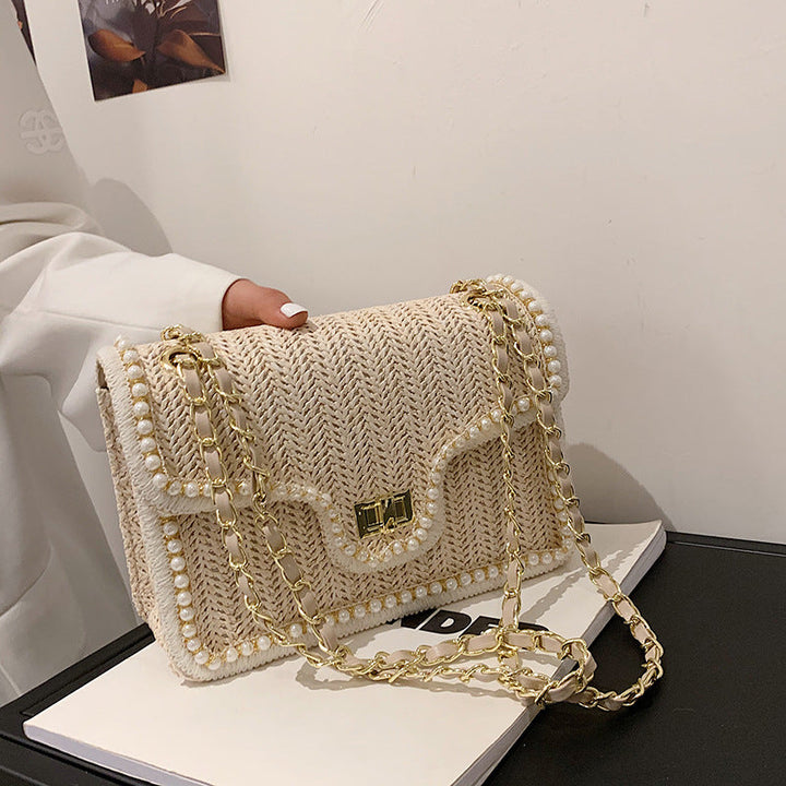 Palma | Bolso boho con detalles de perlas