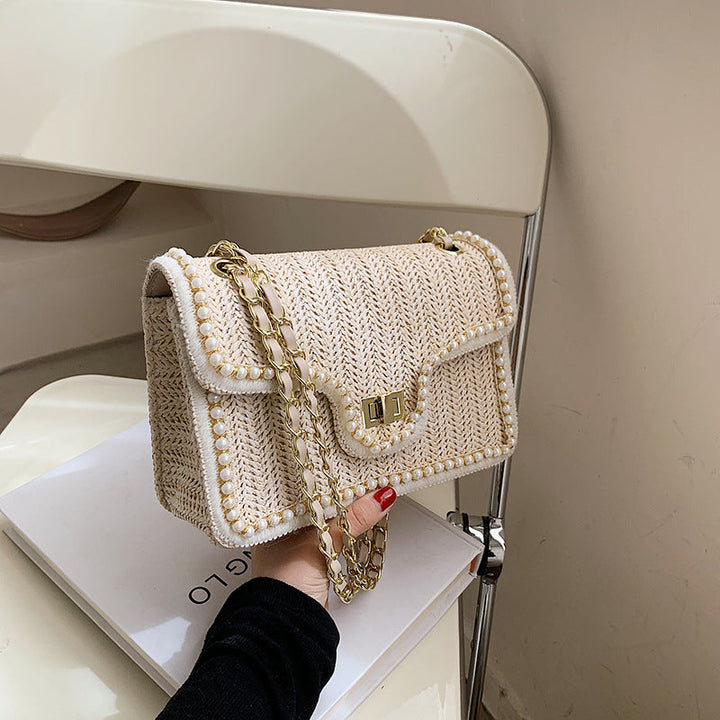 Palma | Bolso boho con detalles de perlas
