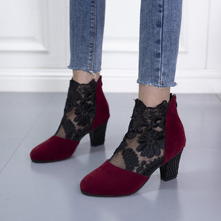 Marise | Botines con detalles de encaje