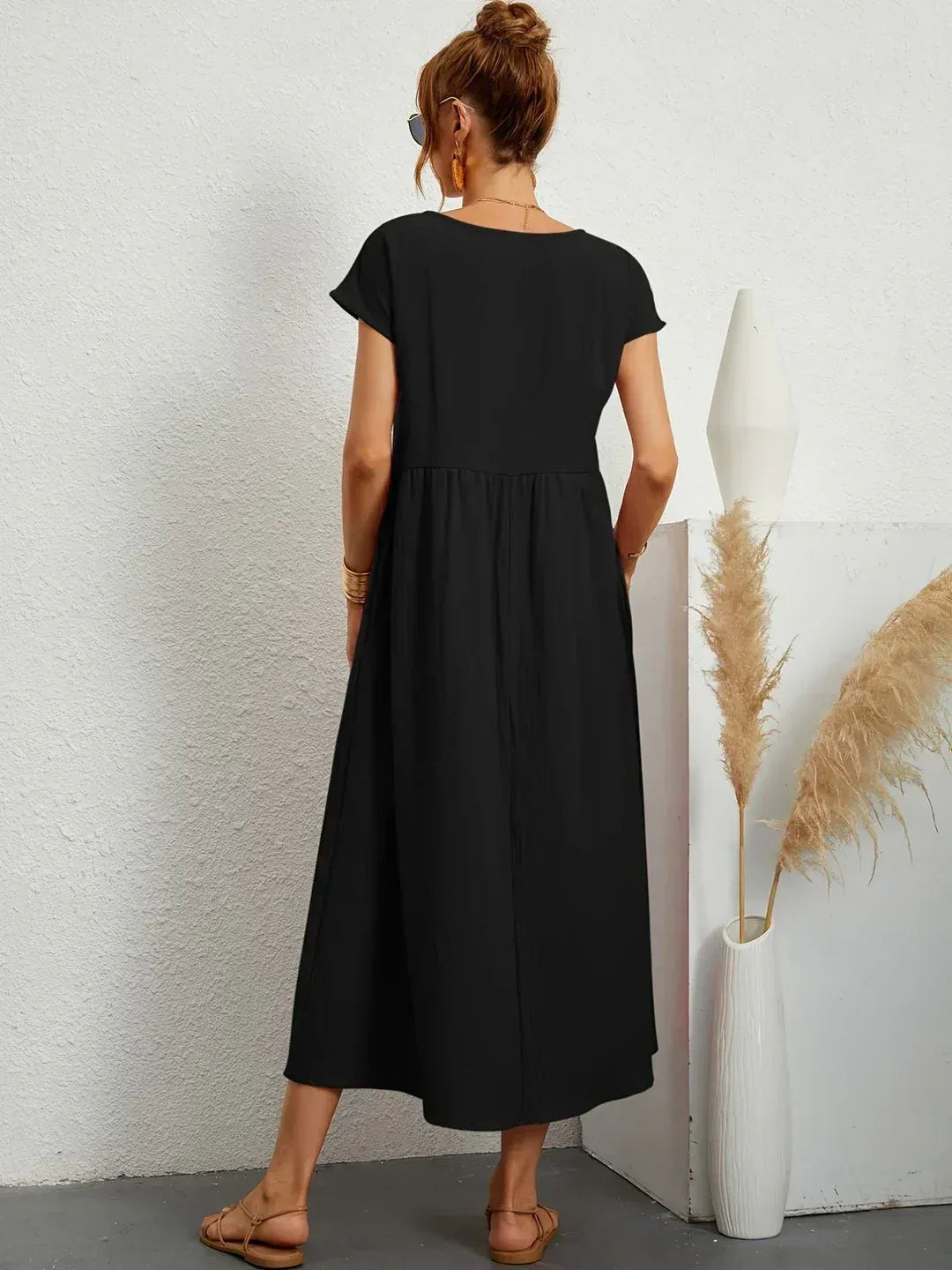 CARMEN — Vestido Midi Fluido