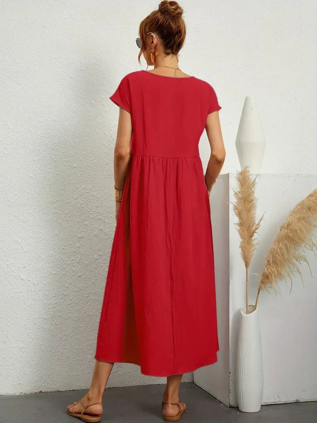 CARMEN — Vestido Midi Fluido