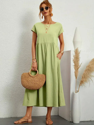 CARMEN — Vestido Midi Fluido