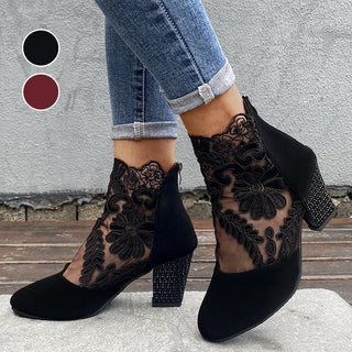 Marise | Botines con detalles de encaje