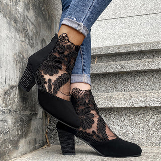 Marise | Botines con detalles de encaje