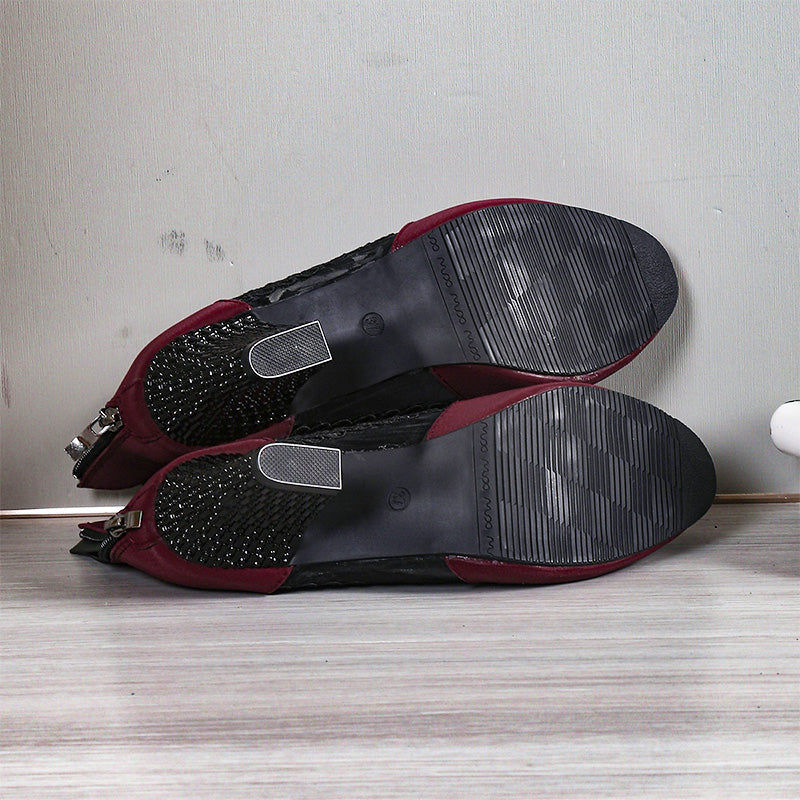 Marise | Botines con detalles de encaje
