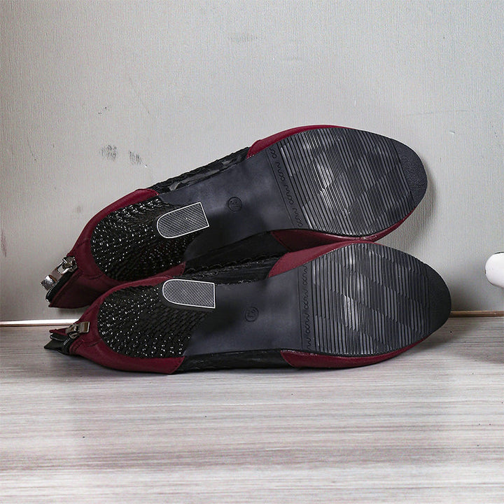 Marise | Botines con detalles de encaje