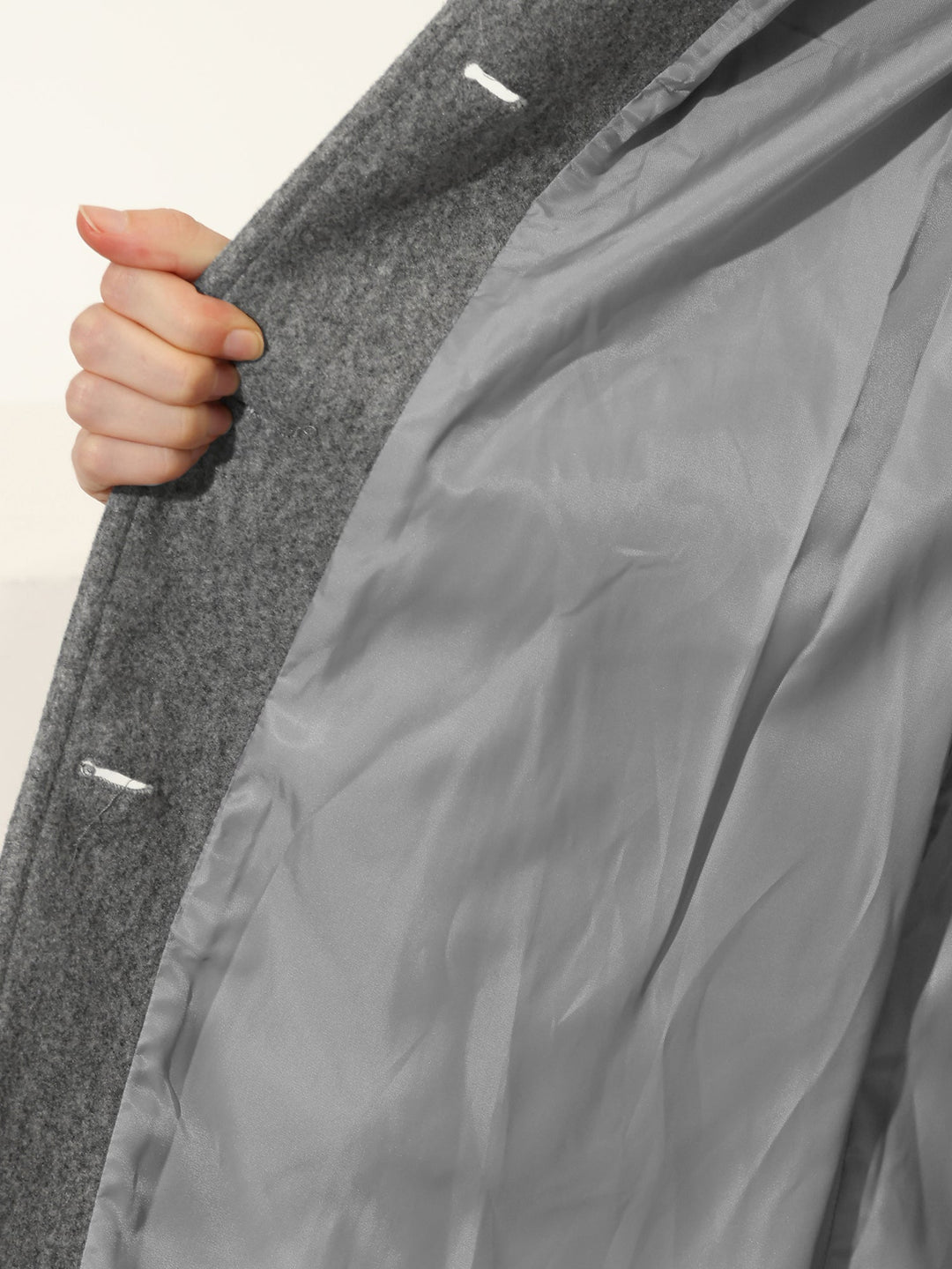 Egle | Trench de invierno de botonadura simple