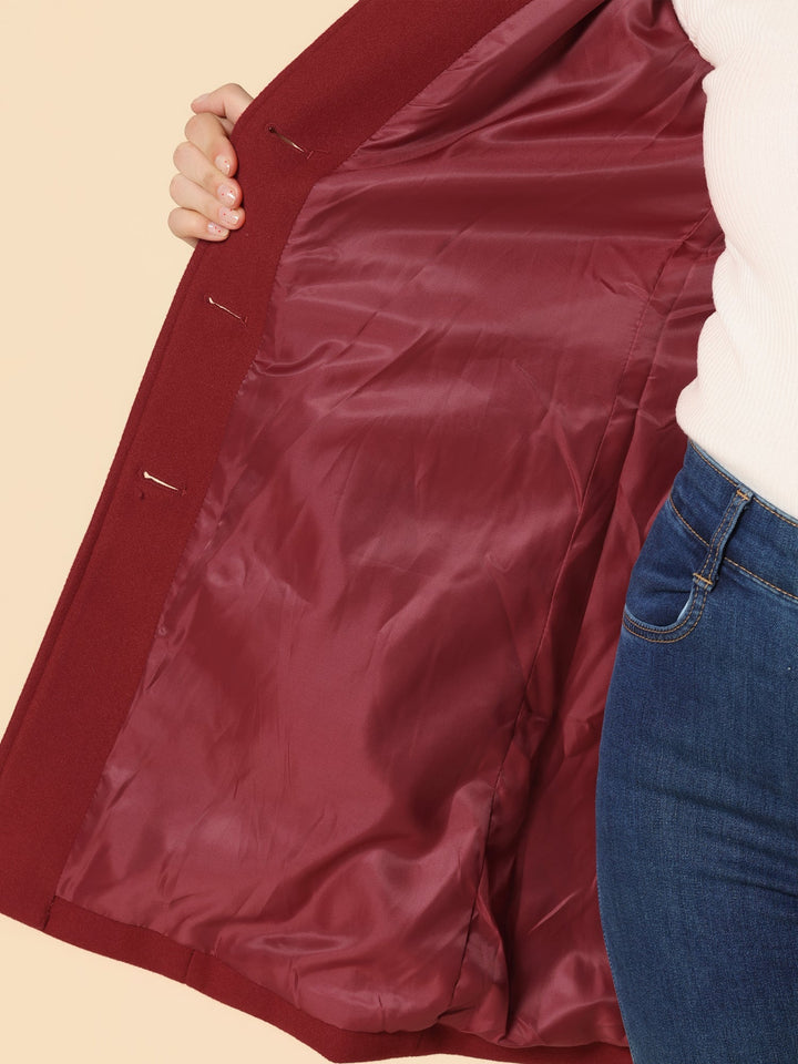 Egle | Trench de invierno de botonadura simple