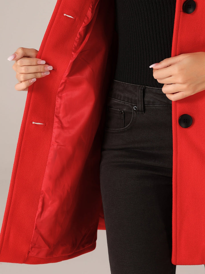 Egle | Trench de invierno de botonadura simple